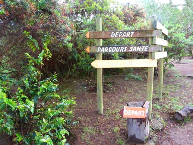 Panneaux fréquents le long du parcours