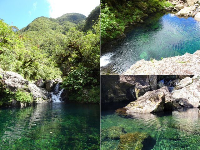 Les bassins en amont donnent envie de se baigner mais le temps passe vite