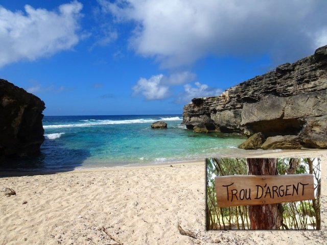 Trou d'Argent, la plus emblématique des anses de l'Est