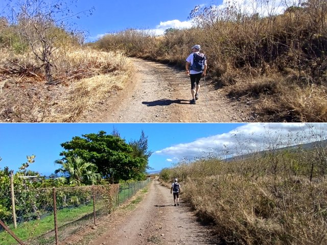 Tout le reste de la piste s'effectue dans la poussière