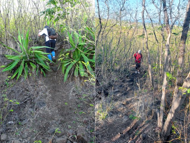 Un raccourci évite le dernier lacet mais il grimpe fortement