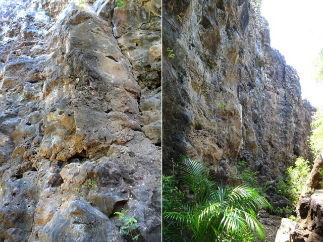 Comme toujours, les voies sont baptisées de noms originaux