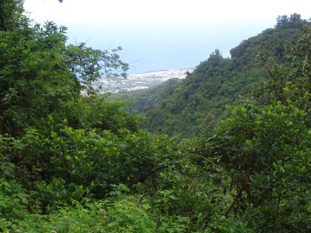 La vallée de la Ravine du Butor et une partie du chef-lieu