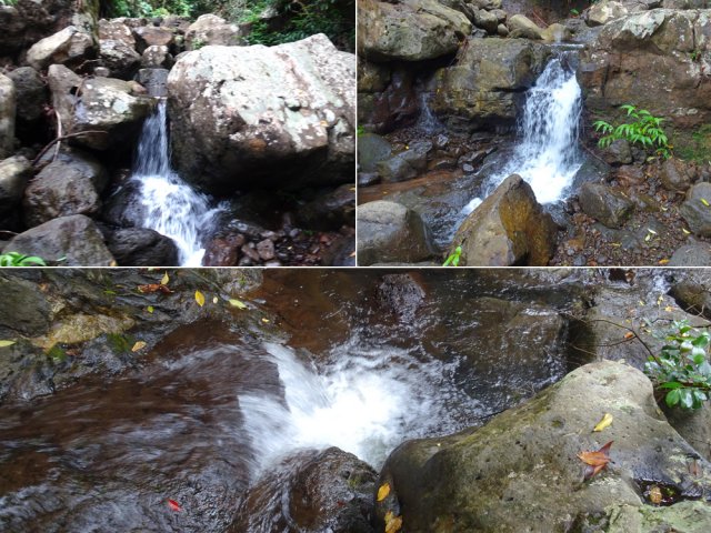 Le bruit de l'eau ne quitte jamais le randonneur
