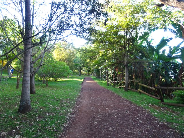Débuter par l'allée longeant au plus près la Rivière d'Abord