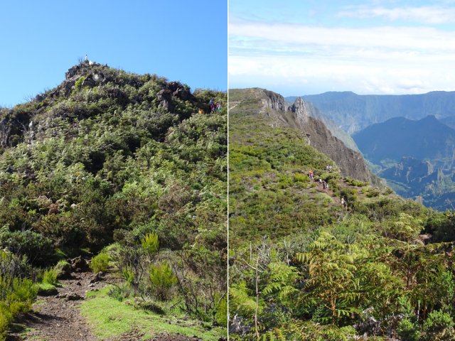 On repère de loin l'effigie de la Vierge qu'on atteint par une forte pente