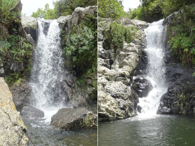 Les cascades 11 et 13 parmi les 18 de la descente