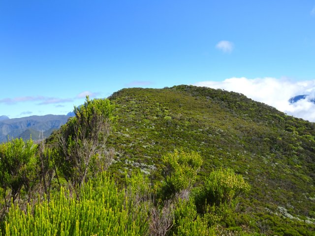 Le sommet du Piton Barolet, de plus en plus proche
